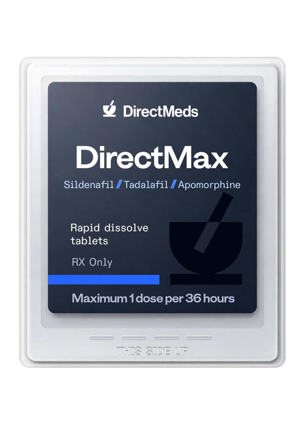 DirectMax by DirectMeds sildenafil tadalafil apomorphine rapid dissolve tablet